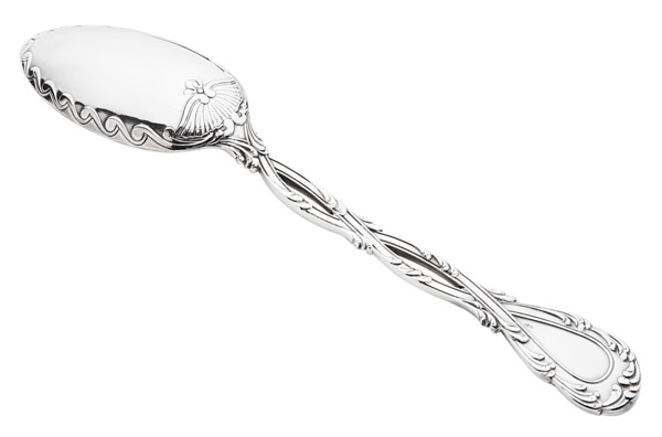 Ложка десертная Odiot Трианон 18,5 см, серебро 925