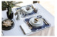 Тарелка десертная Meissen Игра волн, рельеф, белый 19,5 см