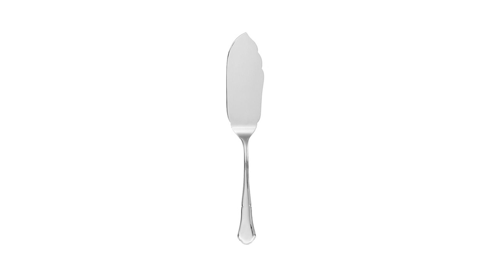 Нож для торта сервировочный 28 см Schiavon Барочино, серебро 925пр