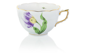 Чашка чайная Herend Китти 250 мл, фиолетовая