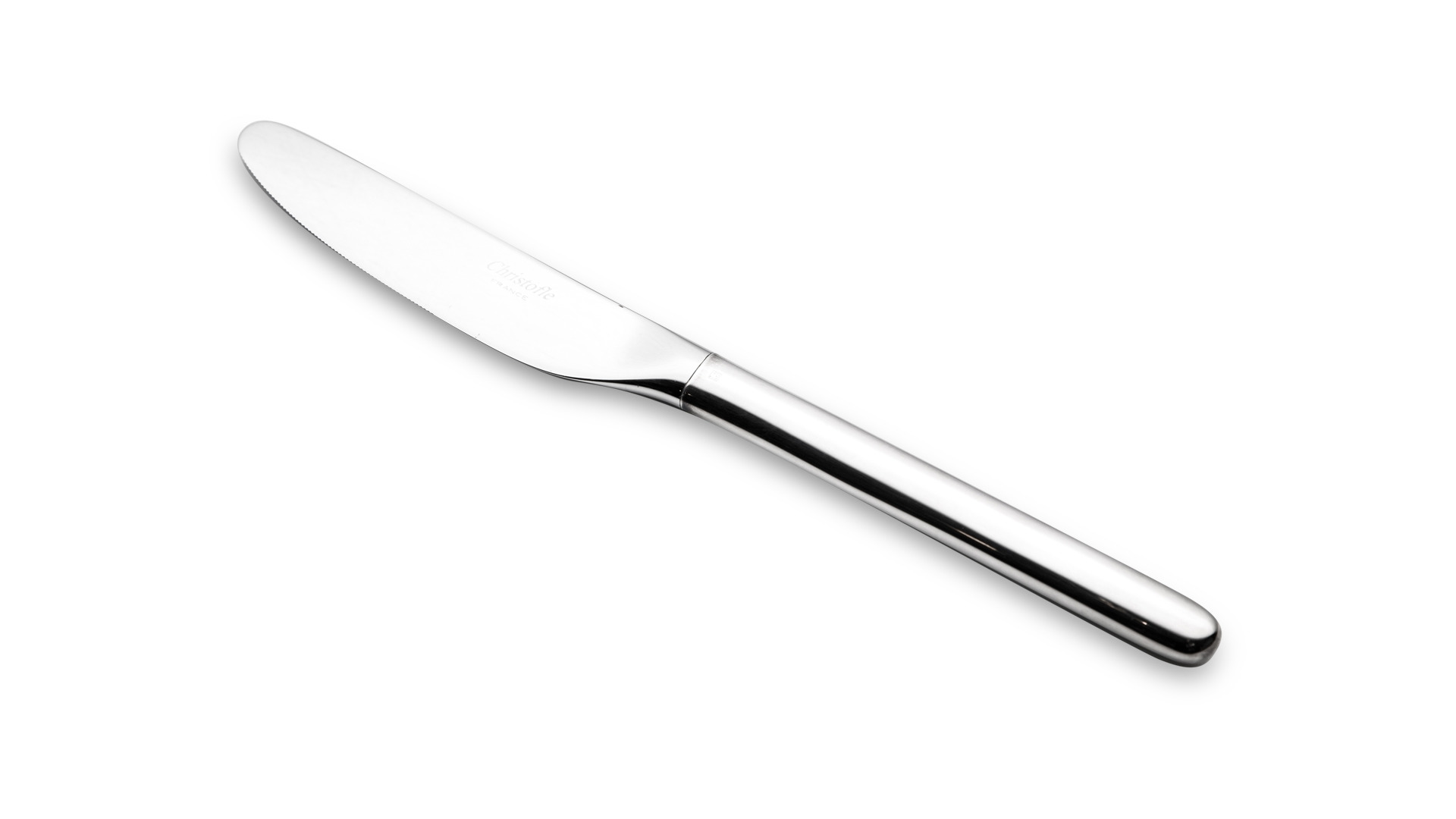 Нож столовый Christofle Тенере 25 см, посеребрение
