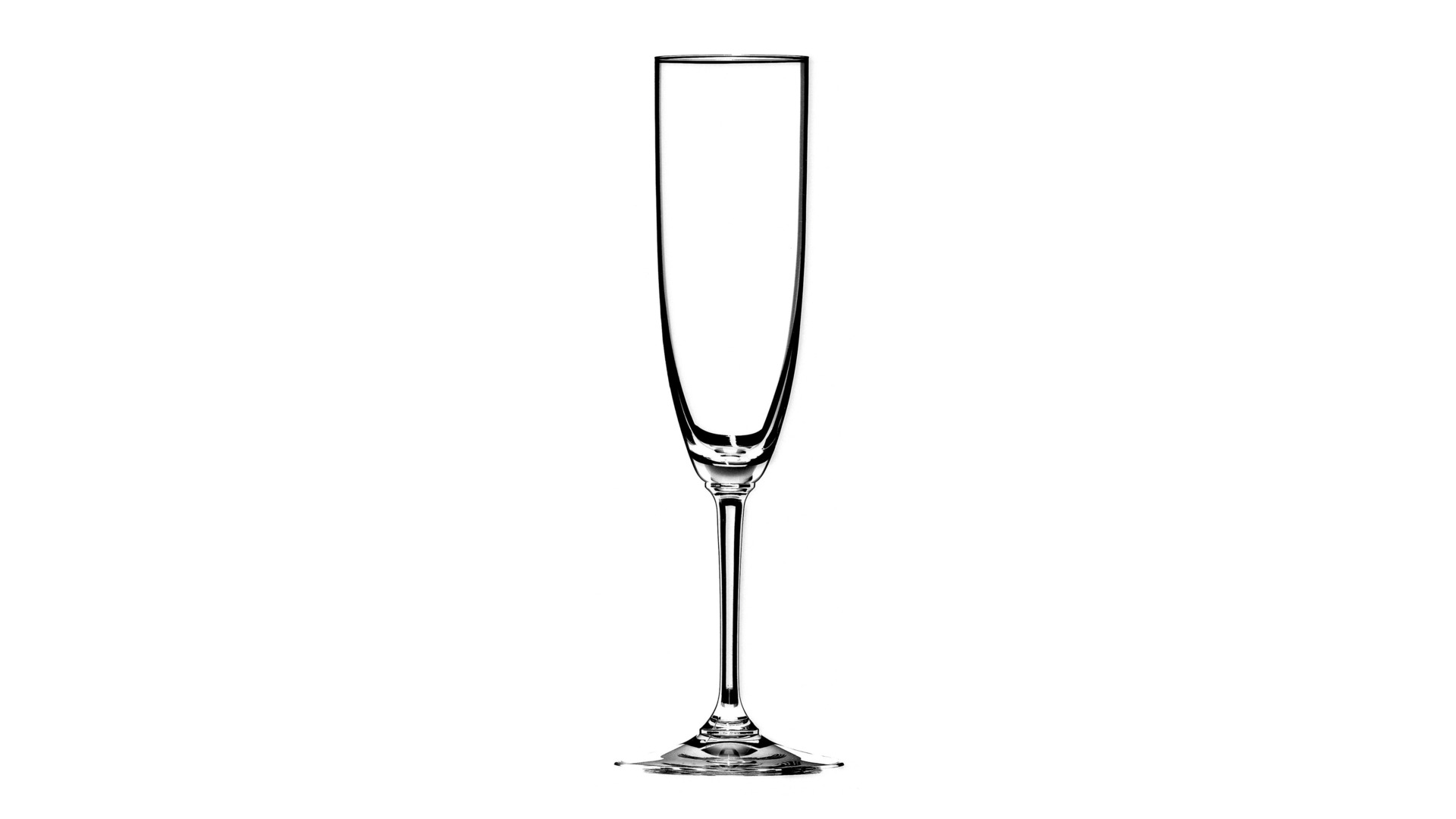 Набор бокалов для шампанского Riedel Vinum Champagne Flute 162 мл, 2шт, стекло хрустальное