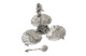 Солонка трехсекционная Schiavon Зодиак Овен 14 см, серебро 925пр