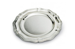 Блюдо круглое Schiavon XVIII век 32см, серебро 925пр