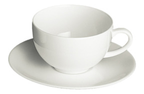 Чашка для эспрессо с блюдцем Dibbern Белый декор 110 мл