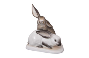 Фигурка Herend 14,5 см Пара кроликов