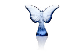 Фигурка Lalique Бабочка, хрусталь, синий