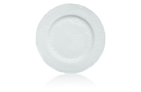 Тарелка обеденная Meissen 28,5 см Новый марсель, белый рельеф
