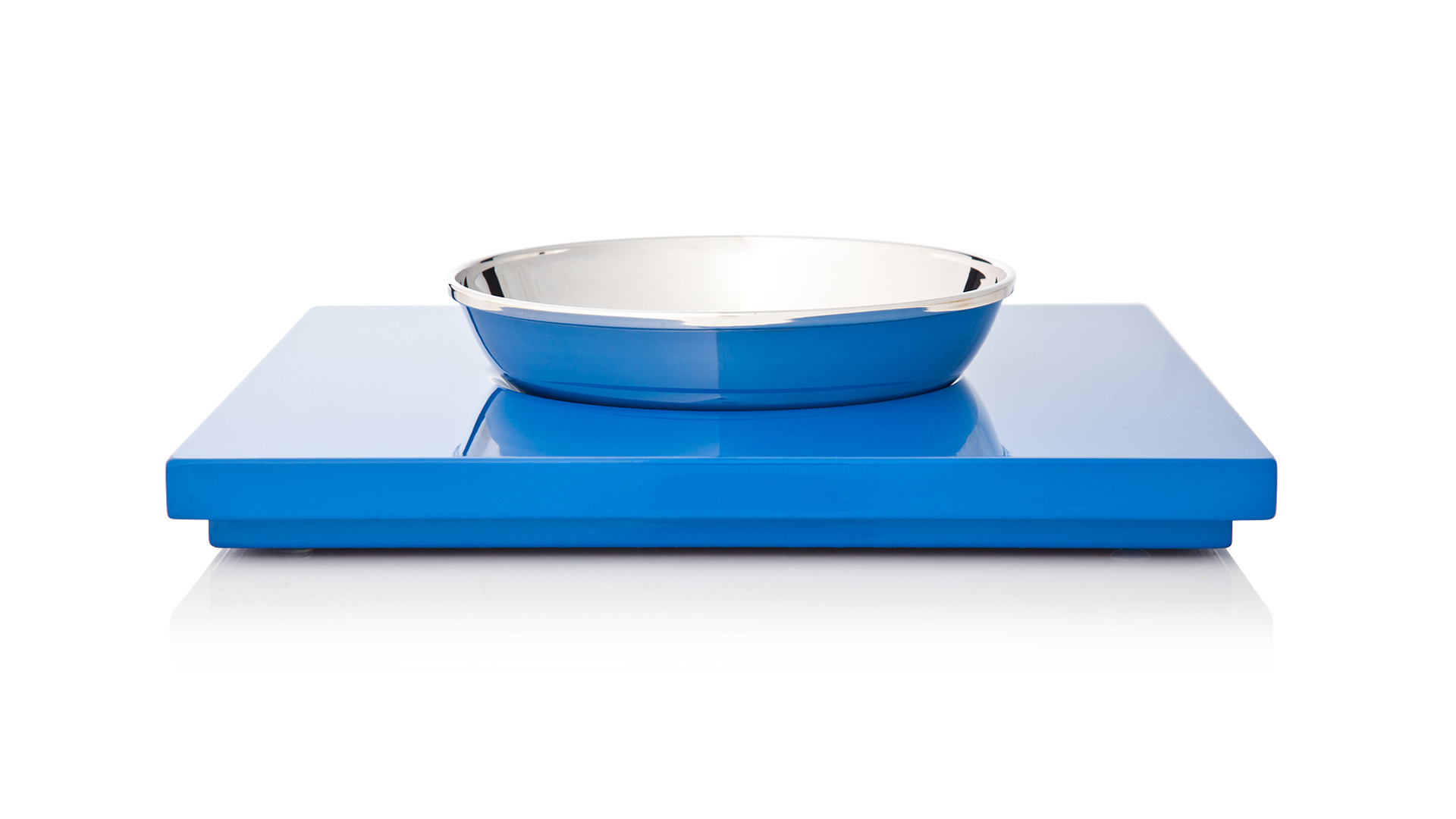 Чаша с подставкой 25 см Schiavon Дизайн-микс,  Берлино, синий лак