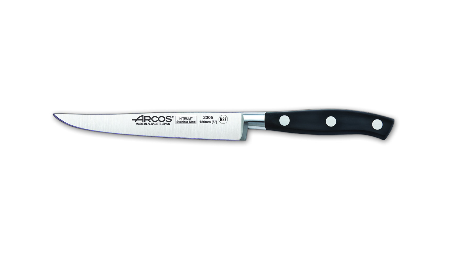 Нож кухонный для стейка Arcos "Riviera" 13см, кованая сталь