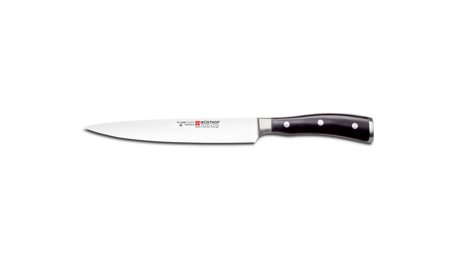 Нож кухонный для нарезки Wuesthof Classic Icon 20 см, сталь кованая