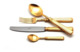 Набор столовых приборов Cutipol Лайн Голд на 12 персон 72 предмета, сталь нержавеющая, золотой, п/к