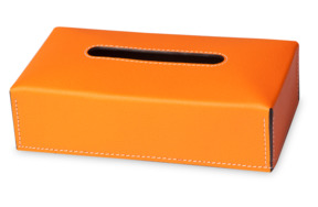 Салфетница прямоугольная GioBagnara 24х12,5 см, оранжевая