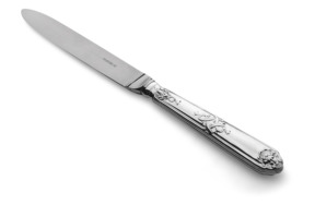 Нож столовый 24,5см Мольер Маскарон, серебро 925 пробы