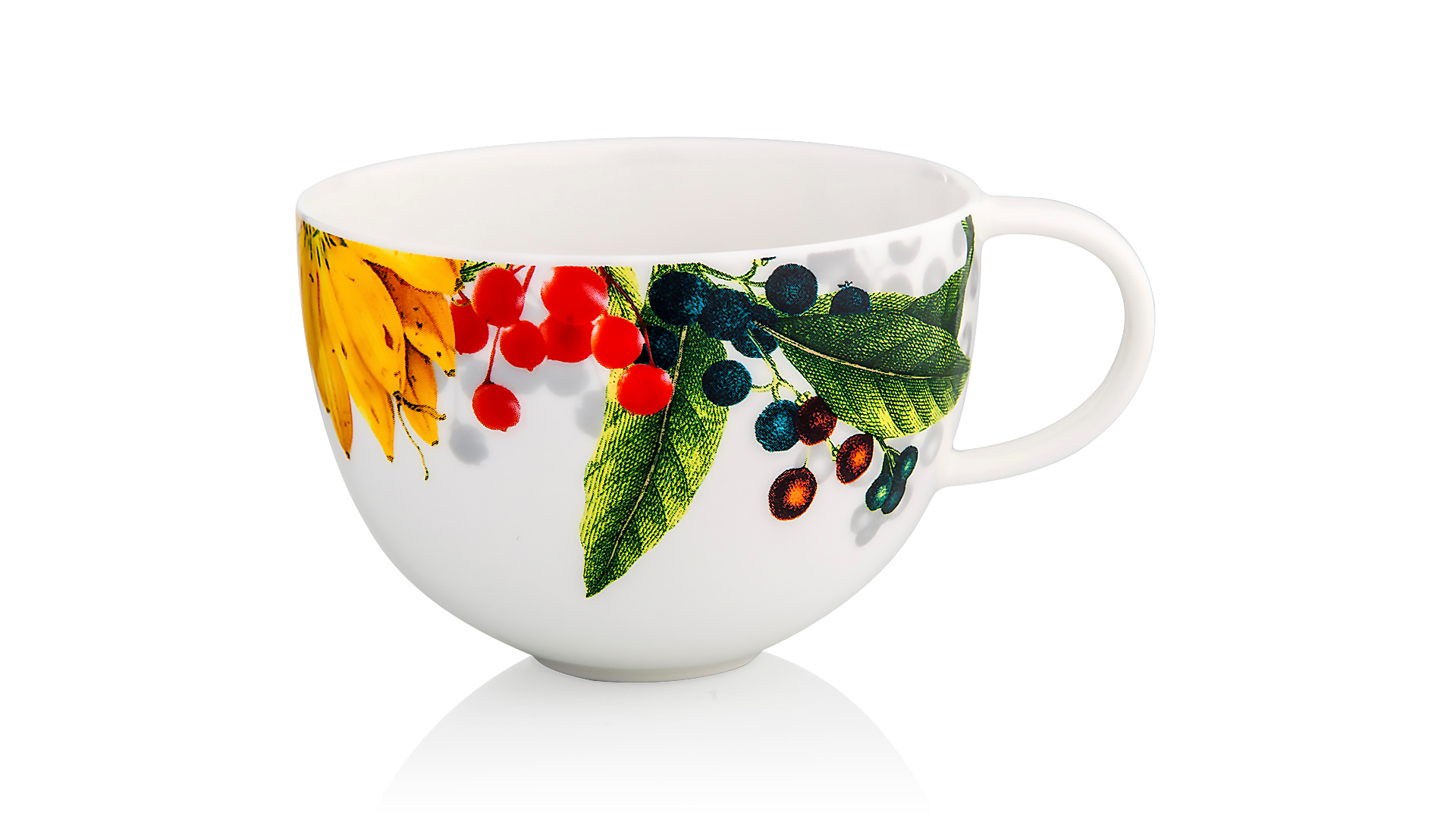 Чашка чайно-кофейная с блюдцем Rosenthal Фруктовый сад 300мл, фарфор