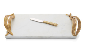 Доска для сыра с ножом Michael Aram Пальмовая ветвь 44х25 см