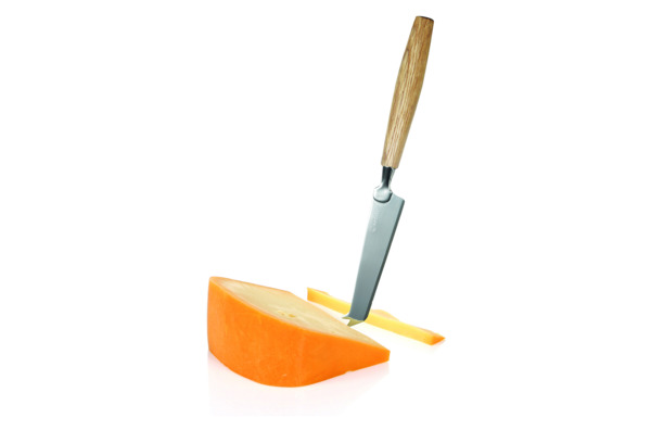 Нож для твёрдого и полутвердого сыра Boska Осло 21,5х2,2см, ручка из дуба, сталь нержавеющая