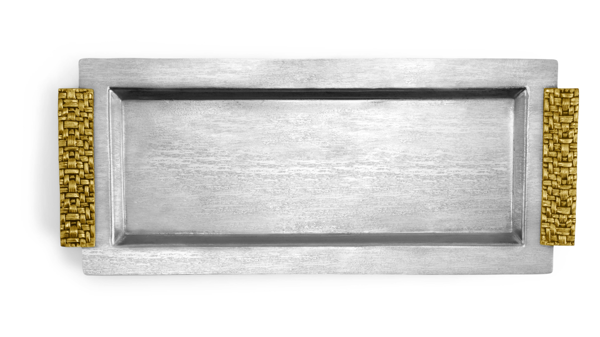 Поднос для полотенец Michael Aram Пальмовая ветвь 41x17 см, сталь нержавеющая
