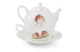 Набор Эгоист Royal Worcester Забавная фауна Малиновка, чайник и чашка с блюдцем, 300 мл