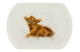 Маслёнка с крышкой Royal Worcester Забавная фауна Корова 15,5х11х8 см