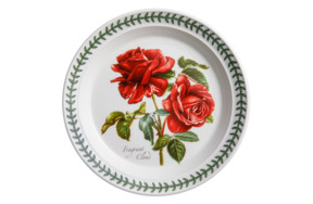 Тарелка обеденная Portmeirion Ботанический сад Розы Ароматное облако красная роза 26,5 см