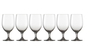 Набор бокалов для воды Zwiesel Glas Прикосновение цвета 453 мл, 6 шт, серый