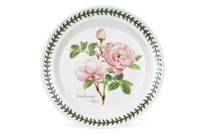 Тарелка пирожковая Portmeirion Ботанический сад Розы Скаборо розовая роза 15 см
