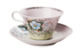 Чашка чайная с блюдцем Франц Гарднер в Вербилках Дыхание весны, фарфор твердый
