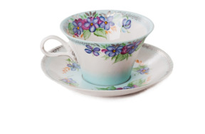 Чашка чайная с блюдцем Франц Гарднер в Вербилках Дыхание утра, фарфор твердый