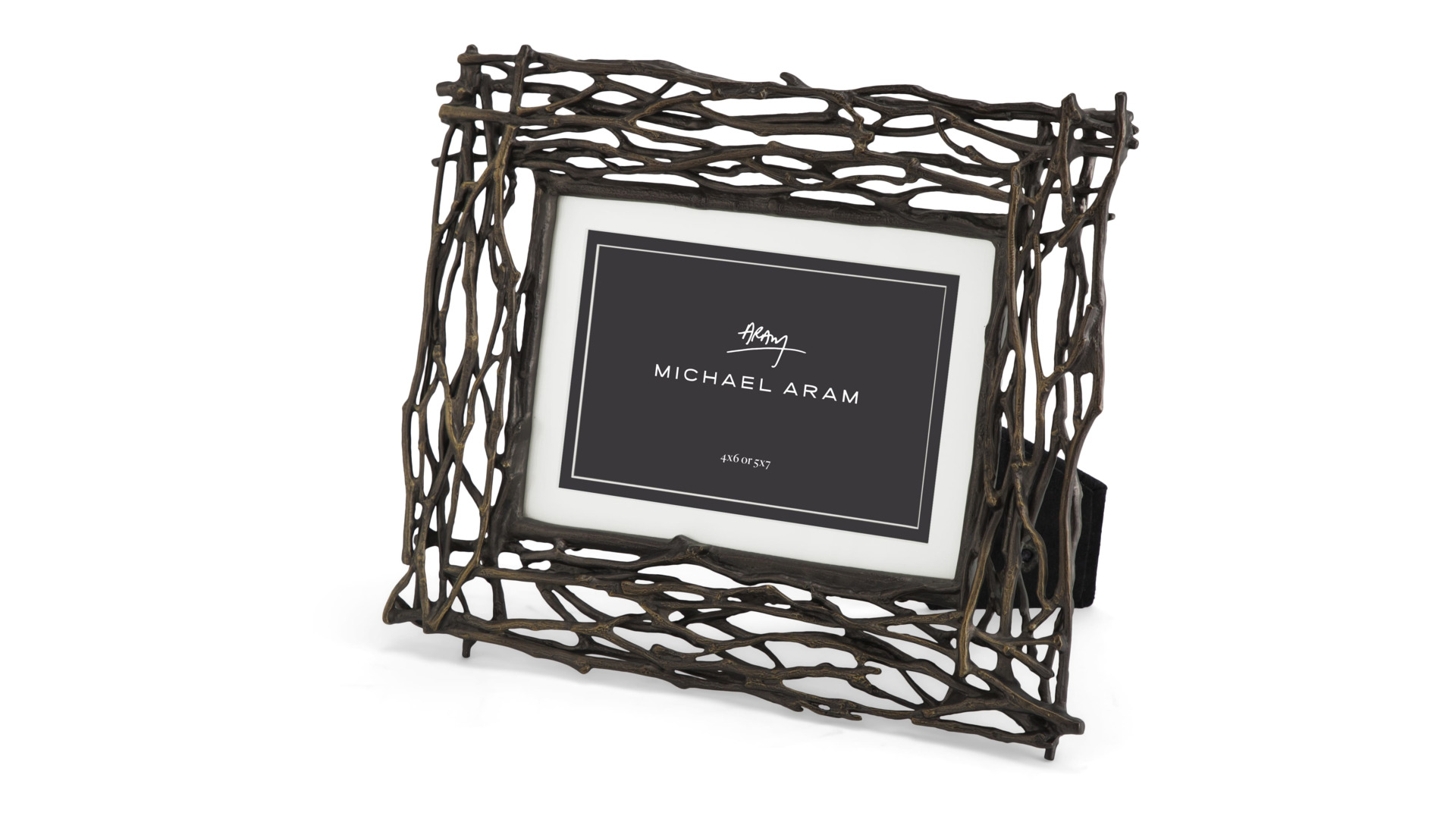 Рамка для фото Michael Aram Ветви 10x15 см, коричневая