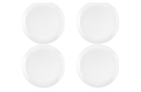 Набор тарелок закусочных Portmeirion Выбор Портмейрион 23,5 см, 4 шт, белый