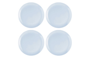 Набор тарелок закусочных Portmeirion Выбор Портмейрион 23,5 см, 4 шт, голубой