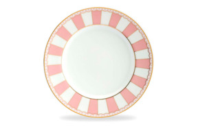 Тарелка десертная Noritake Карнавал 21см, розовая полоска