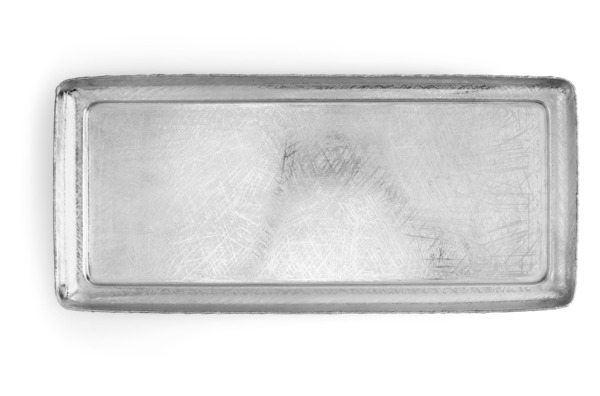 Поднос прямоугольный на подставке Michael Aram Бабочки гинкго 46 см, сталь нержавеющая, подставка 17