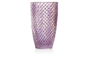 Ваза Cristal de Paris Диамант 25 см, фиолетовая