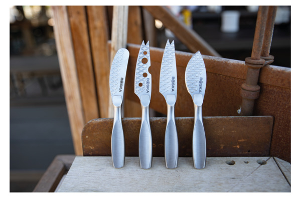 Набор мини-ножей для всех видов сыра Boska Монако+ 19х19 см, 4 шт, сталь, п/к