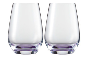 Набор бокалов для воды Zwiesel Glas Прикосновение цвета 397 мл, 2 шт, пурпурный, п/к