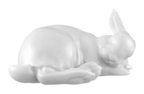 Фигурка Furstenberg Кролик Паулин 2020 10х7,5см, белая