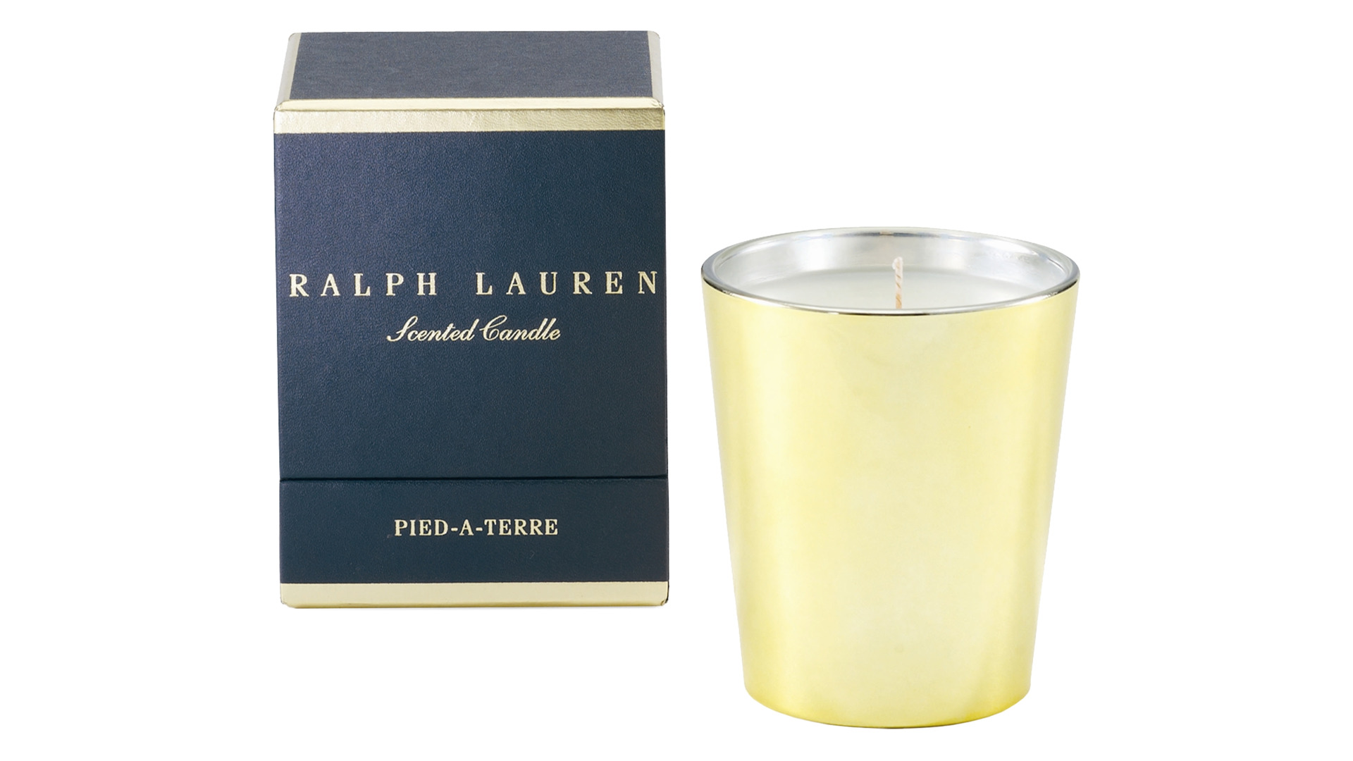 Свеча ароматизированная Ralph Lauren Home Пье-а-тер 10 см, французская тубероза, жа смин