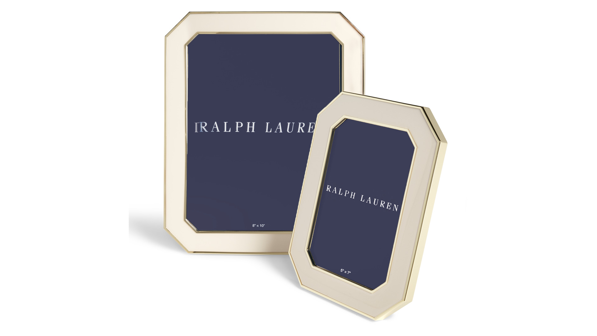 Рамка для фото Ralph Lauren Home Бекер 13x18 см, латунь, эмаль