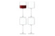 Набор бокалов для красного вина LSA International Otis 310 мл, 4 шт, стекло