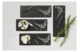 Набор сервировочных досок с ножами The Just Slate Company Фазан 29x11 см,  4 шт