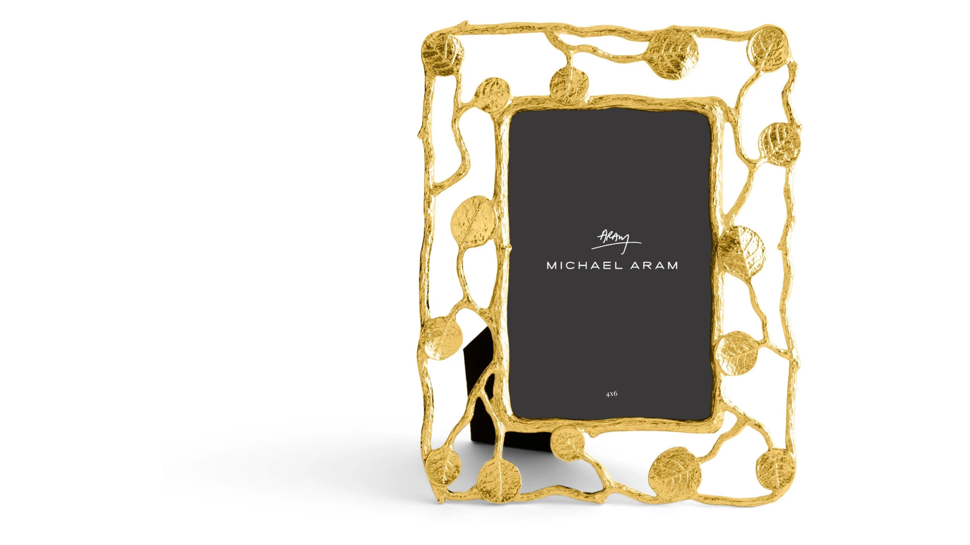 Рамка для фото Michael Aram Ботаника 10х13 см, сталь нержавеющая, золотистая