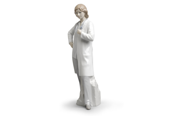 Фигурка Lladro Доктор, женщина 14х31 см, фарфор