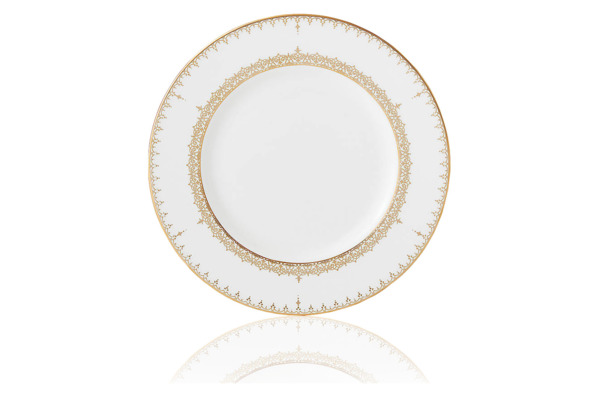 Набор тарелок акцентных Lenox Золотые кружева 23 см, фарфор, 6 шт