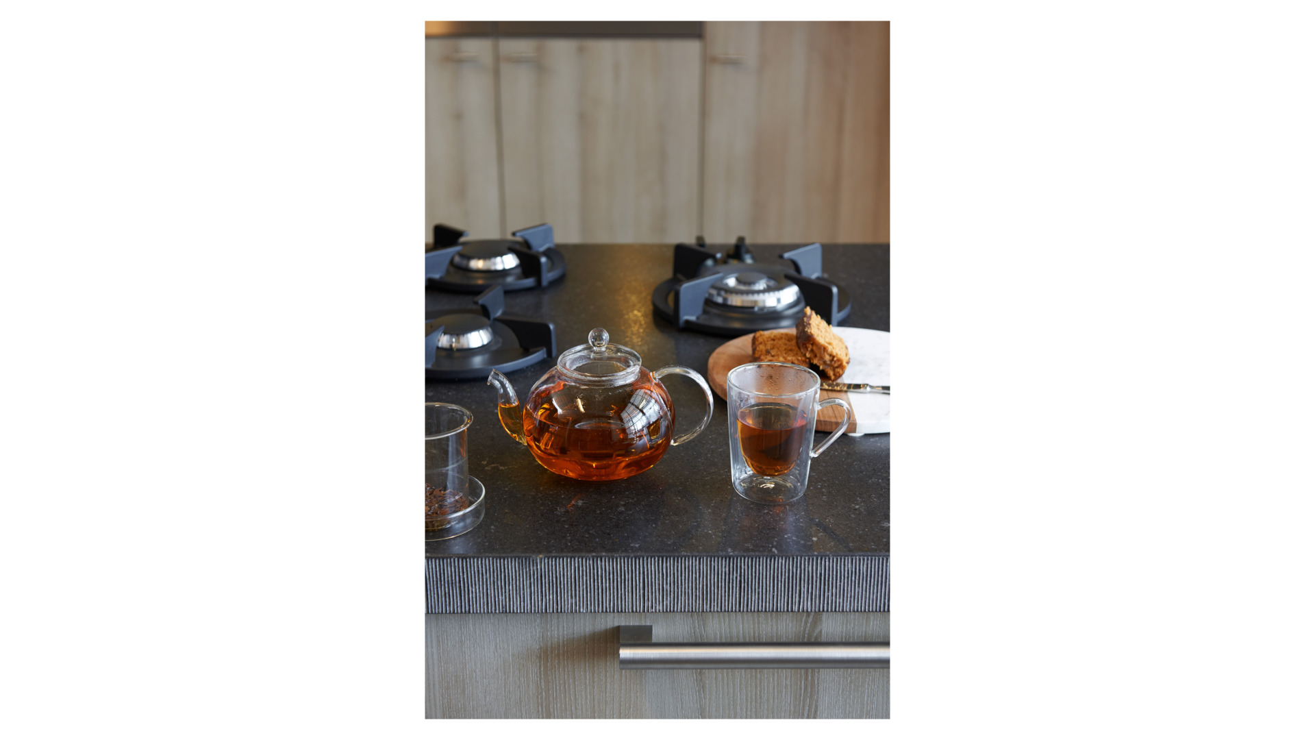 Чайник заварочный Bredemeijer Verona со стеклянным фильтром для связанного чая 1 л, стекло