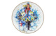 Тарелка декоративная ИФЗ Эллипс Снежный бой Зима 19,5 см, фарфор твердый