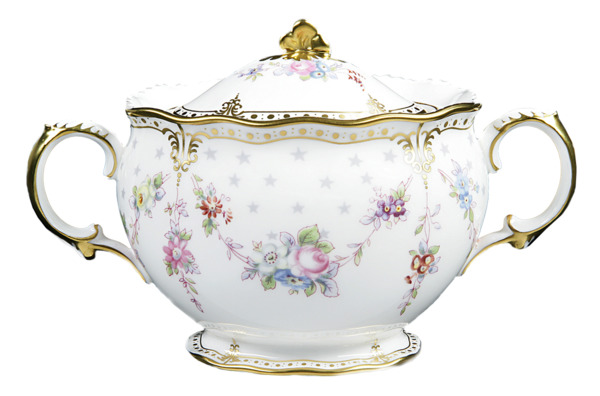 Сервиз чайный Royal Crown Derby Роял Антуанетта на 6 персон 21 предмет, фарфор