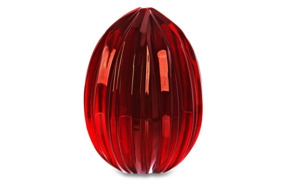 Изделие декоративное ГХЗ Яйцо 6,2 см, хрусталь, красный