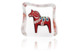 Скульптура Maleras Далекарлийская лошадка 11 см, хрусталь, красный